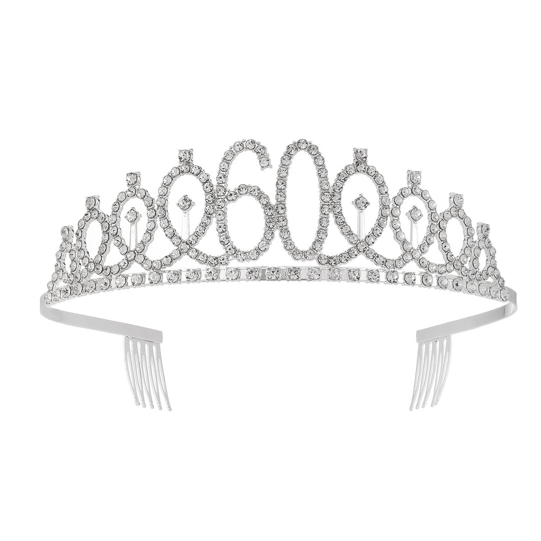 Ladies Glittering Crown with Swarovski Stones Kalsten