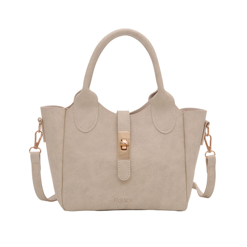Elegant Structured Handheld Satchel