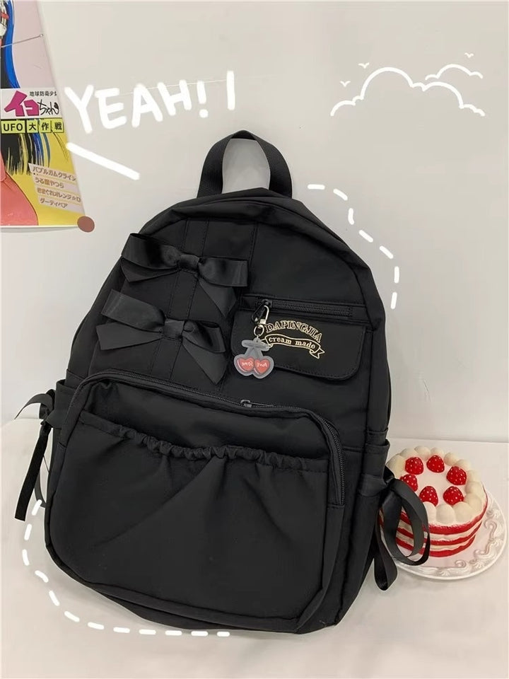 Cute Bow-Detail Backpack Kalsten
