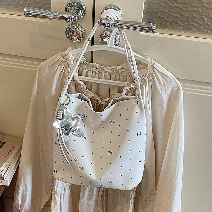 Casual Polka Dot Shoulder Bag
