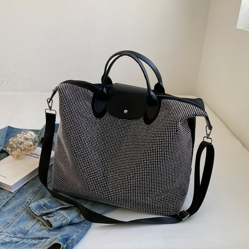 Mesh Fabric Weekend Duffle Bag Kalsten