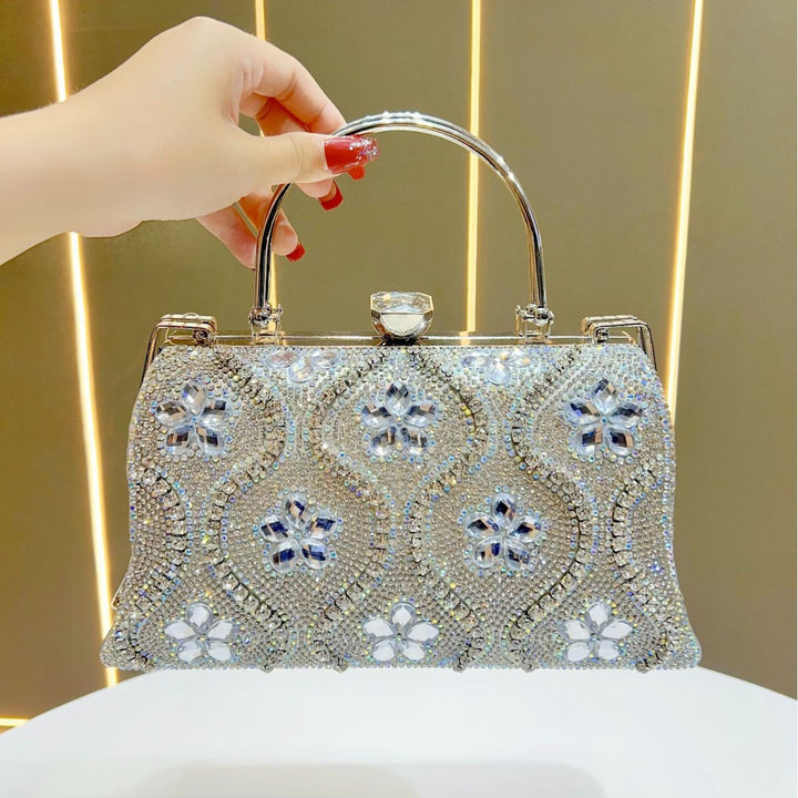 Rhinestone Embellished Evening Clutch