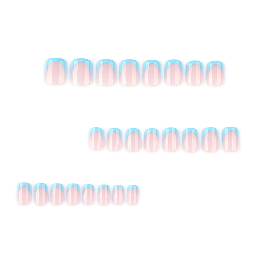 Elegant Manicure Artificial Nails with Pastel Colors Kalsten