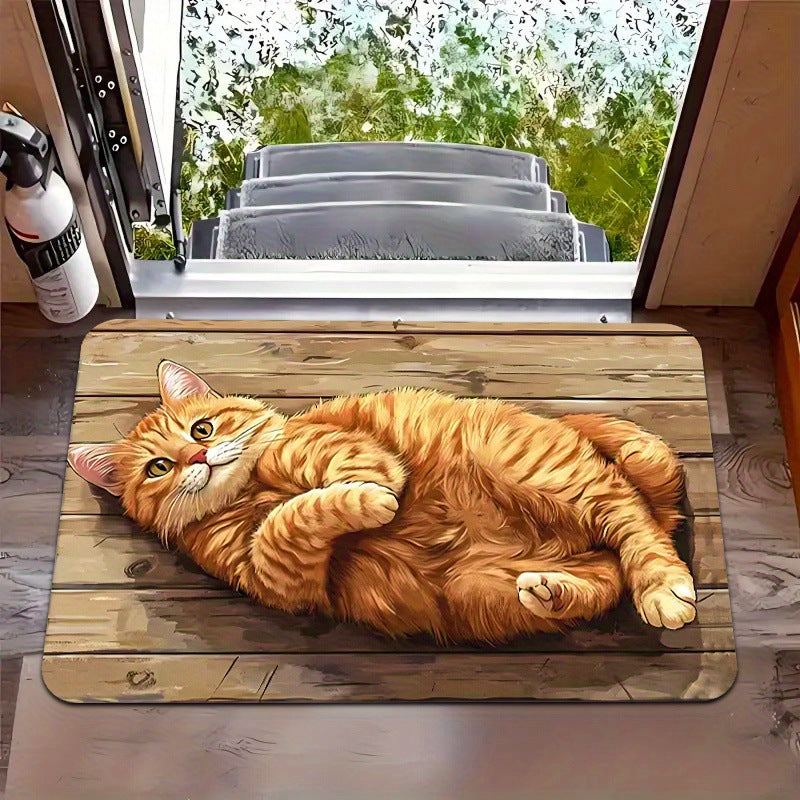 Cat-Themed Decorative Doormat Kalsten