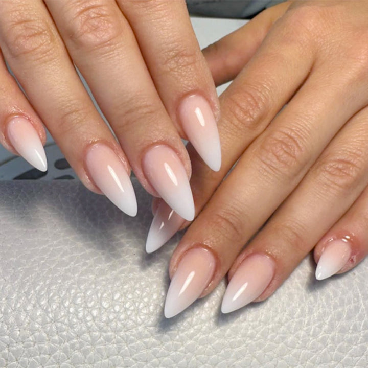 Elegant Ombre Stiletto Nail Extensions