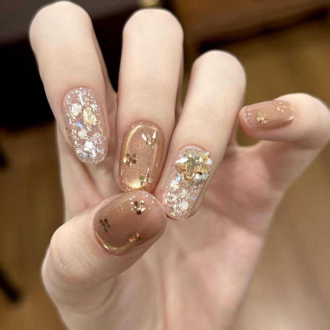 Decorative Glitter Nail Art Extensions