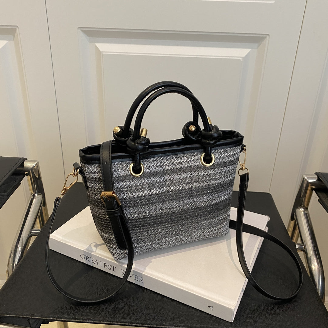 Woven Handheld Tote Bag Kalsten
