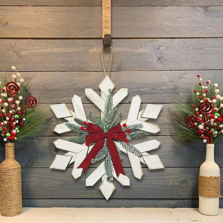 Winter-Themed Snowflake Wall Decor