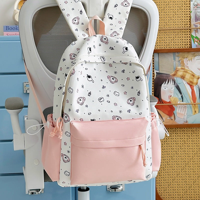 Playful Bunny Ears Printed Backpack Kalsten