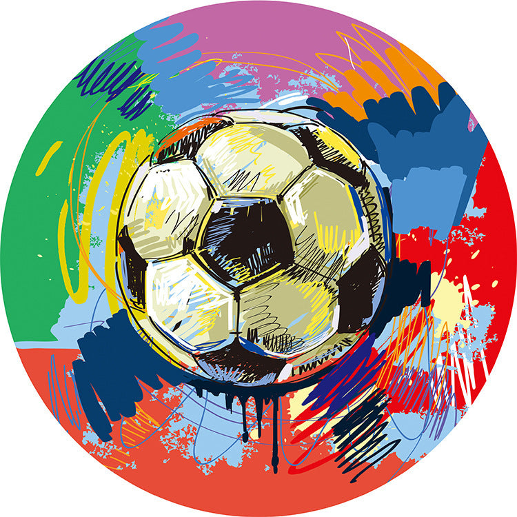 Decorative Round Mat Kalsten