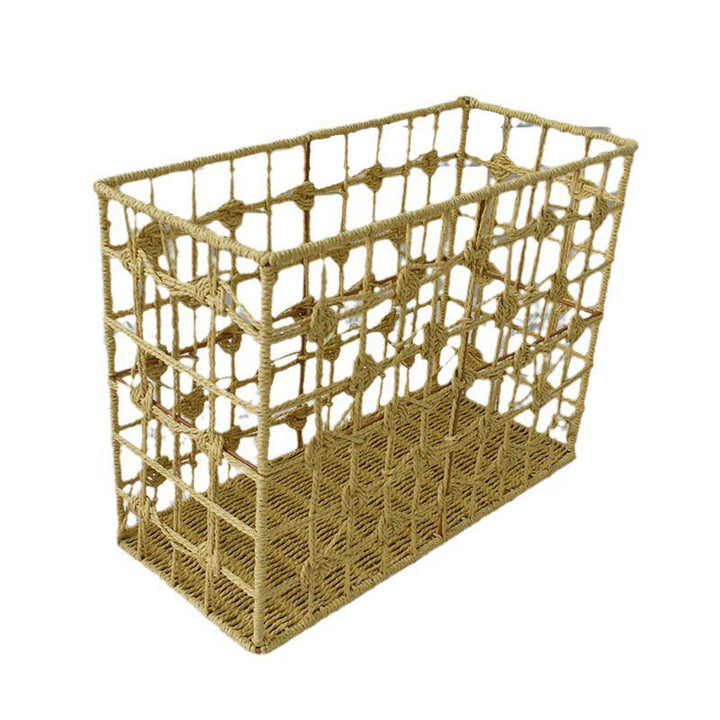 Handwoven Natural Fiber Storage Basket Kalsten