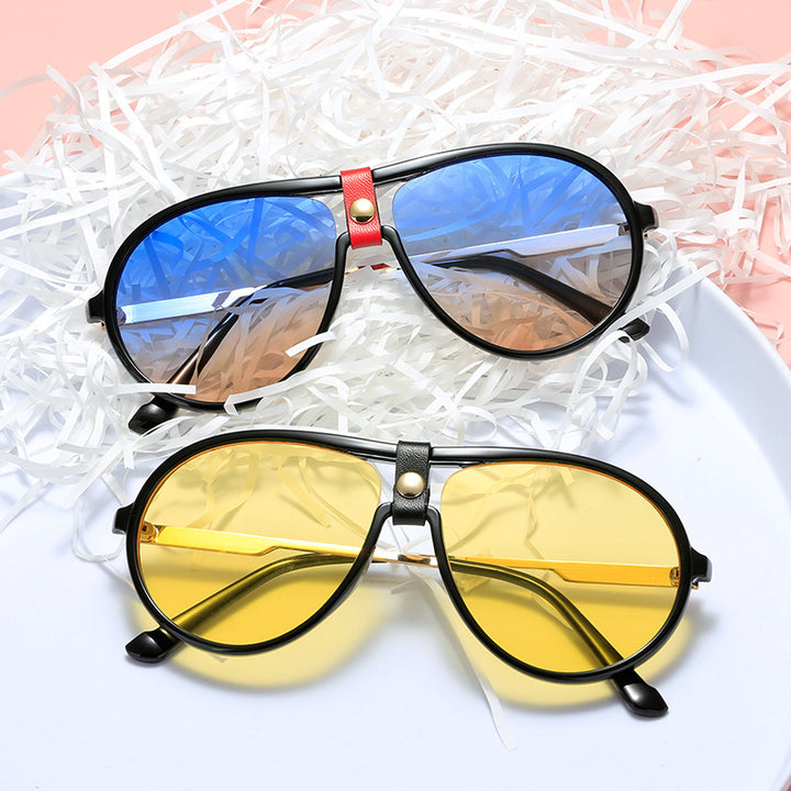 Women's fashionable safety glasses with unique double frame design Kalsten