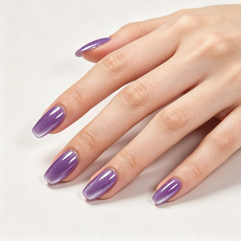 Glossy Acrylic Press-On Nail Set