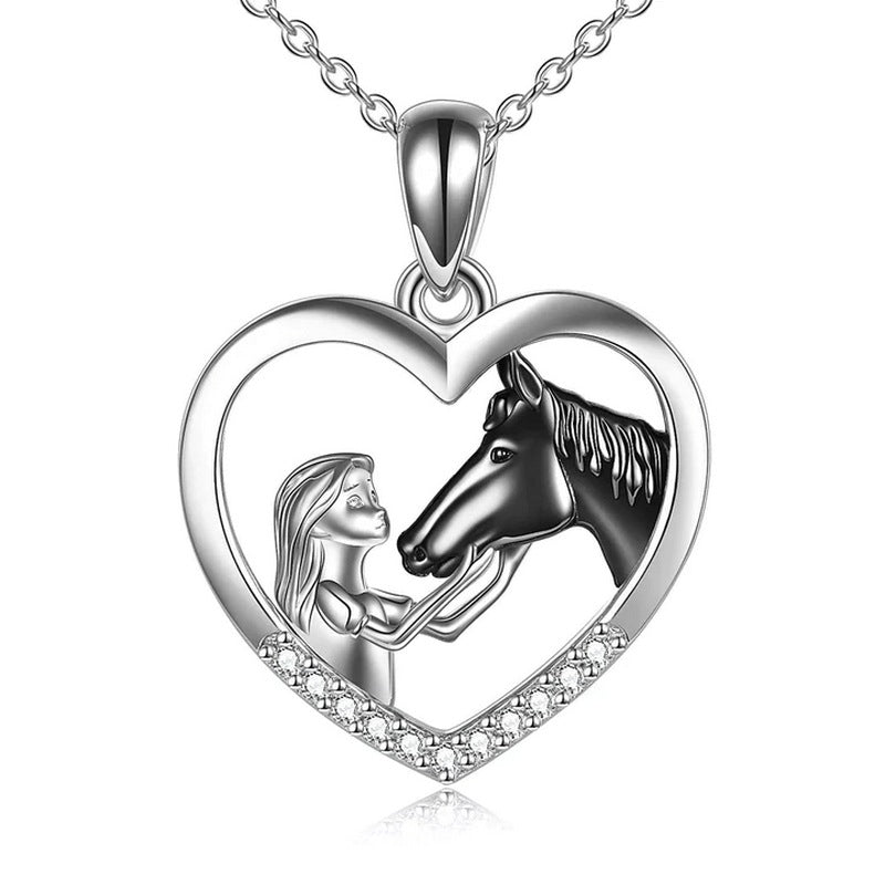 Heart-Shaped Horse Lover's Adjustable Bracelet Kalsten