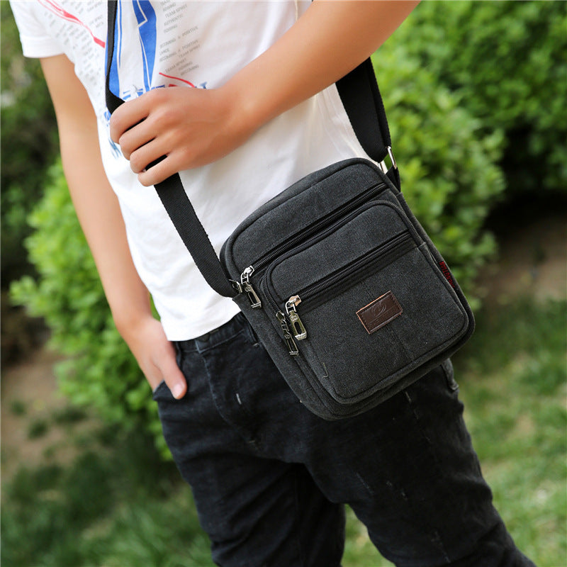 Multi-Compartment Casual Crossbody Bag