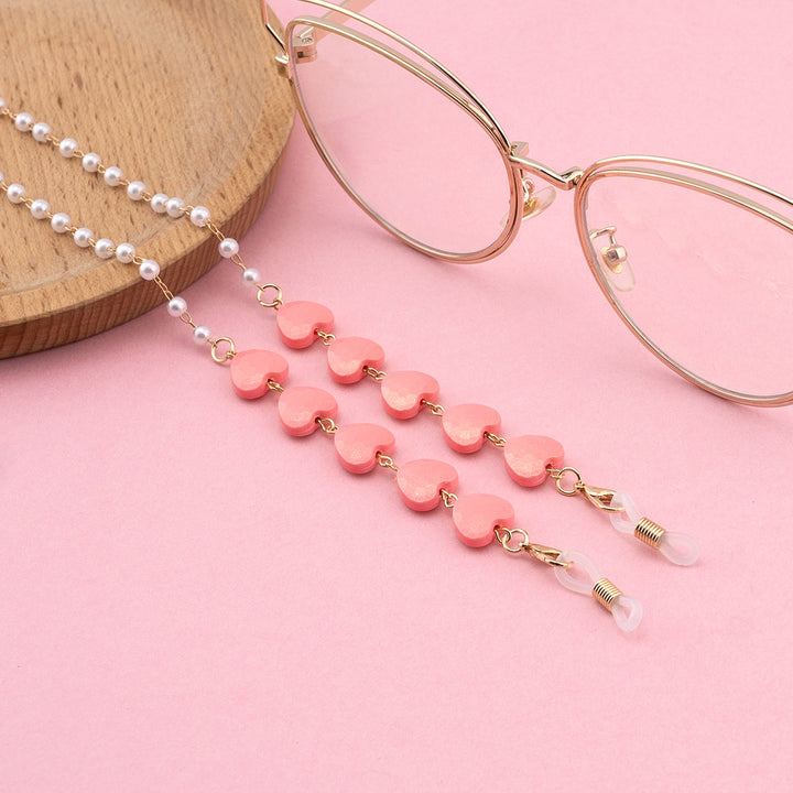 Decorative Heart-Shaped Eyewear Chain Kalsten