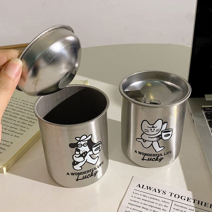 Stainless Steel Ashtray with Charming Design Kalsten