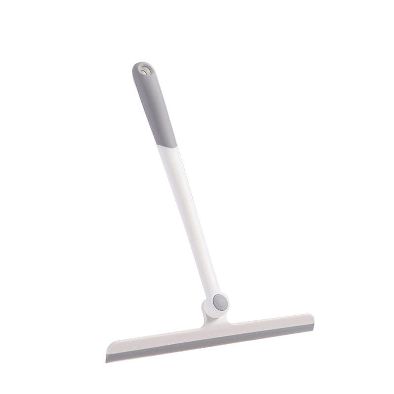 Silicone Blade Window And Shower Squeegee With Pivoting Joint And Ergonomic Non-Slip Handle