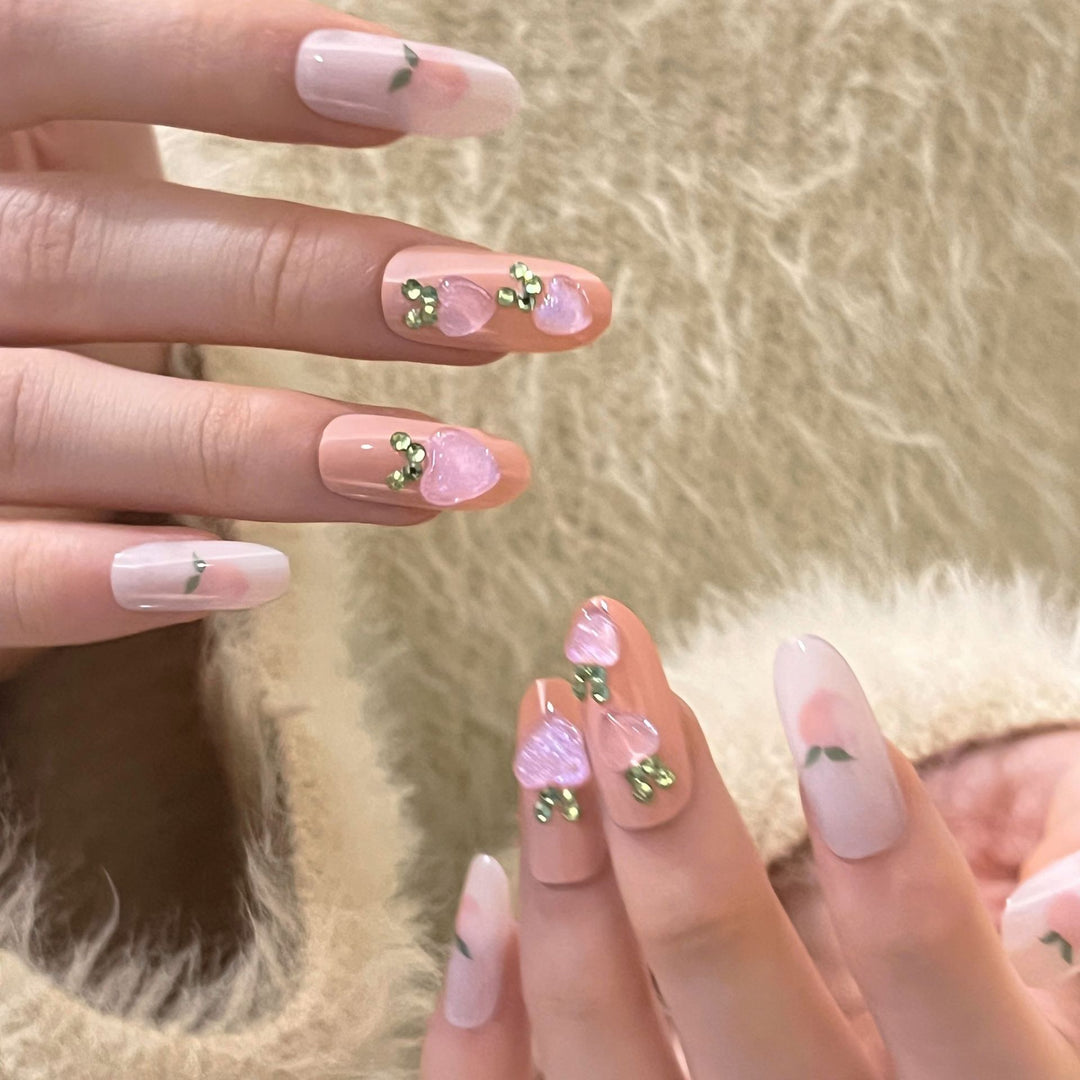 Artistic Nail Art with Fruit and Glitter Designs Kalsten