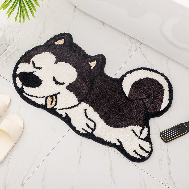 Cartoon Cat-Shaped Bath Mat Kalsten