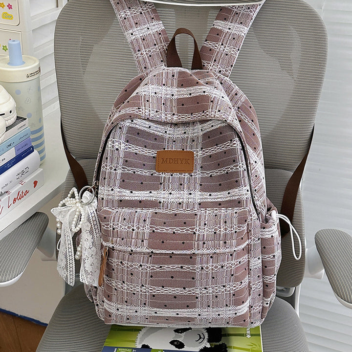 Compact Polka Dot Backpack Kalsten