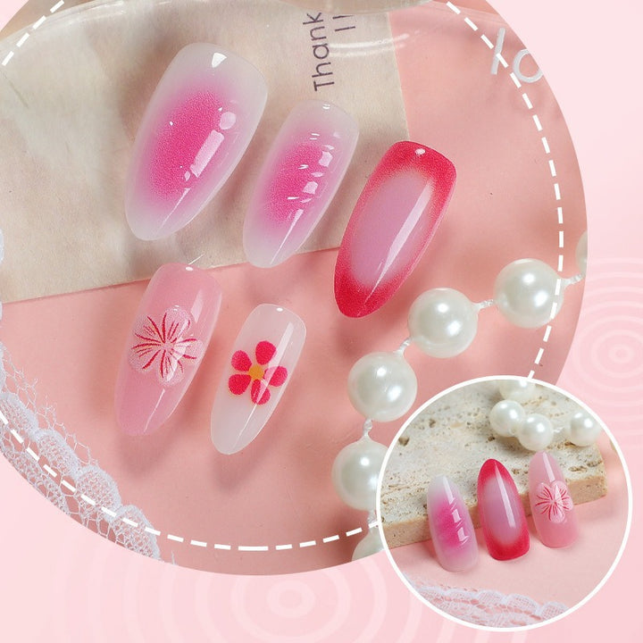 Floral-Embellished Press-On Nail Kit