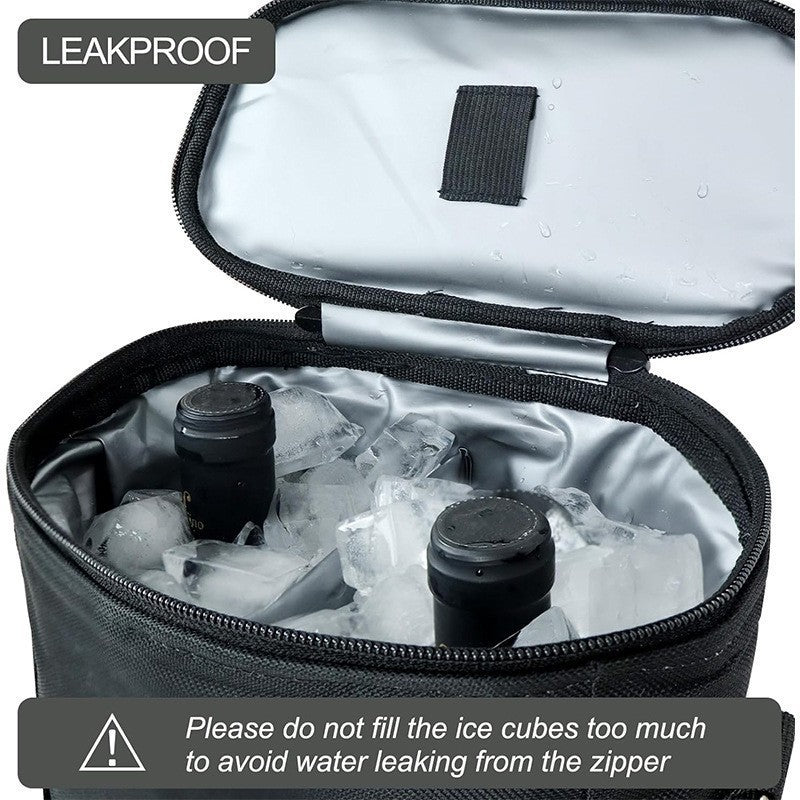 Stylish wine bag with insulated interior Kalsten