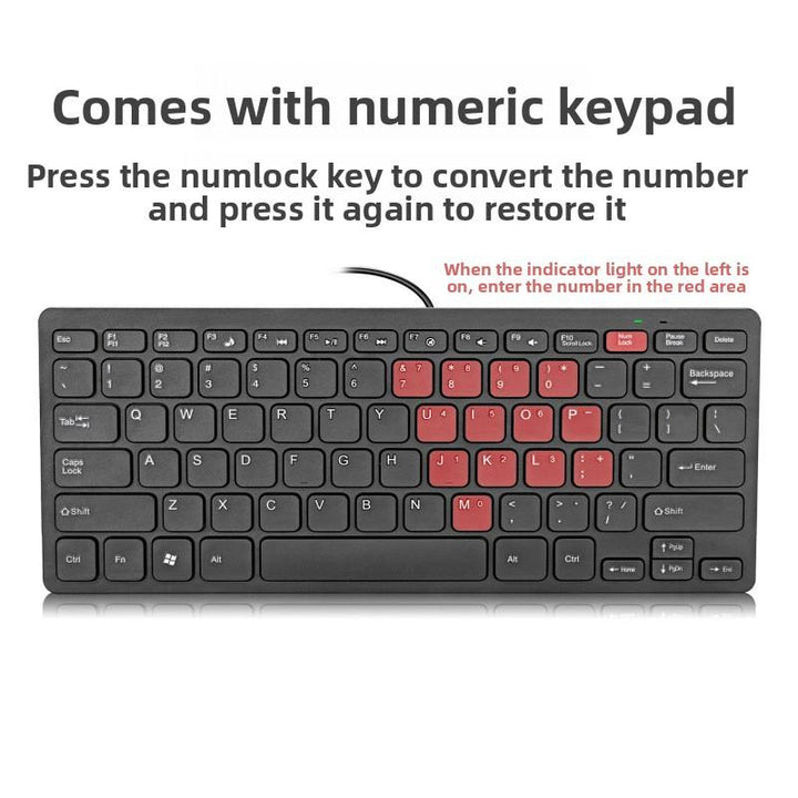 Compact USB keyboard with Type-C connection Kalsten