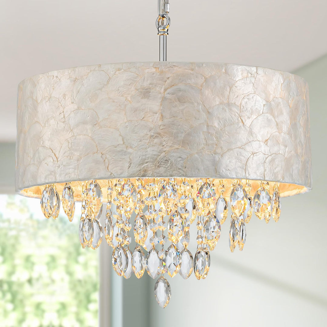 Shell-Inspired Pendant Light Fixture