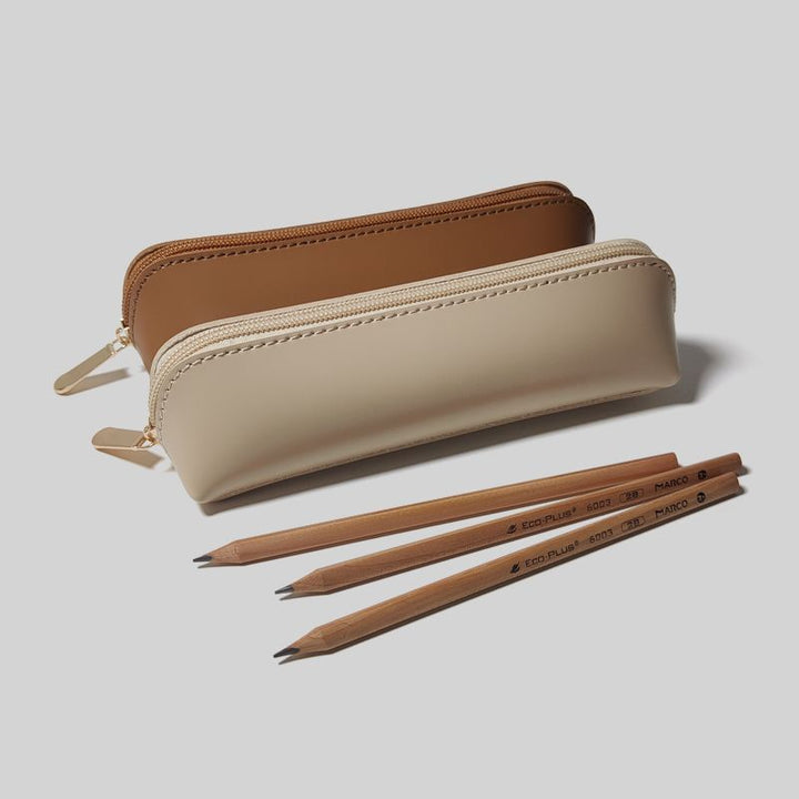 Minimalist Leather Pencil Case Kalsten