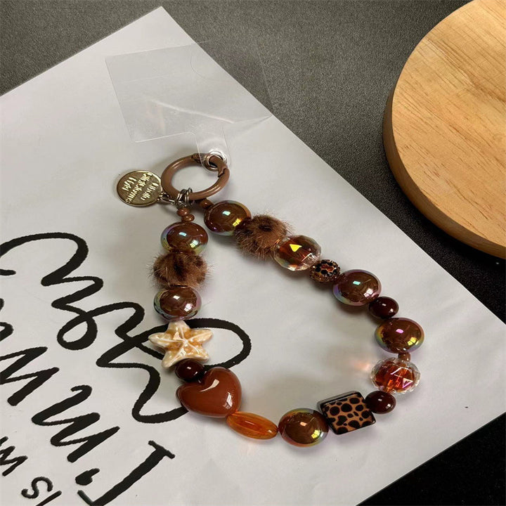 Decorative Beaded Charm Keychain Kalsten 1790135619