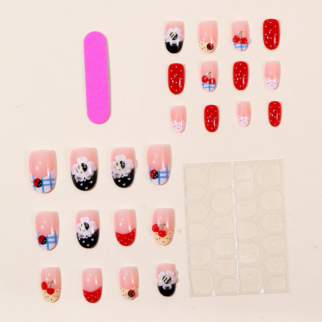 Decorative 3D Fruit and Insect Nail Art Set Kalsten
