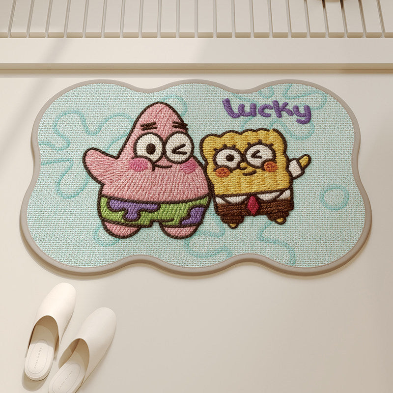 Playful Cartoon-Themed Area Rug