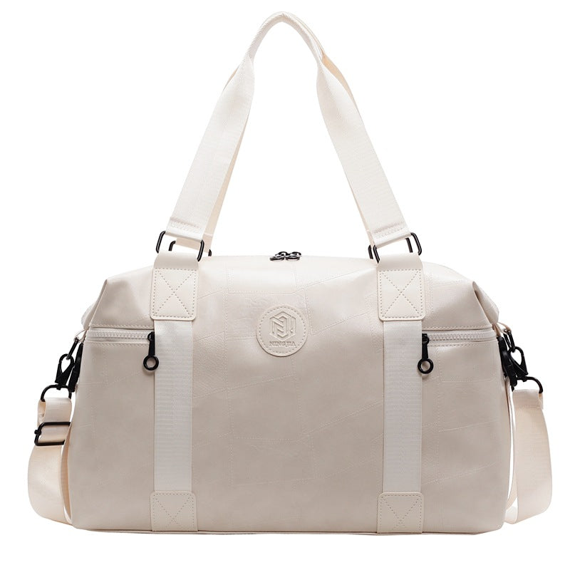 Premium Leather Sports Duffel Bag