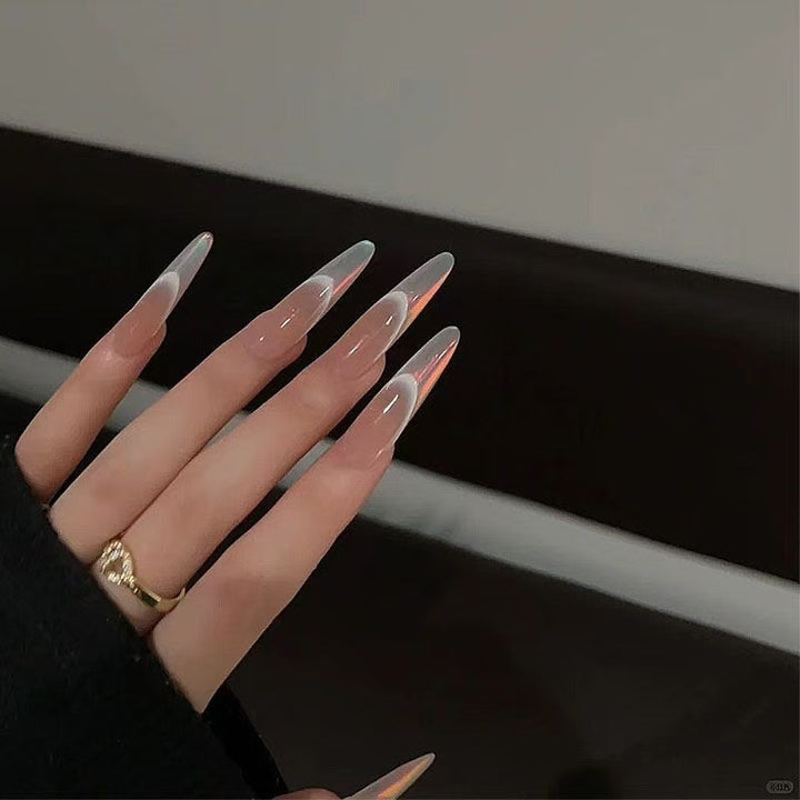 Glossy Stiletto Nail Extensions