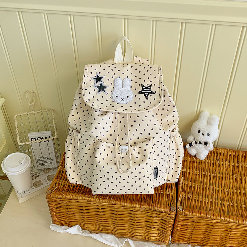 Cute Animal-Themed Polka Dot Backpack Kalsten