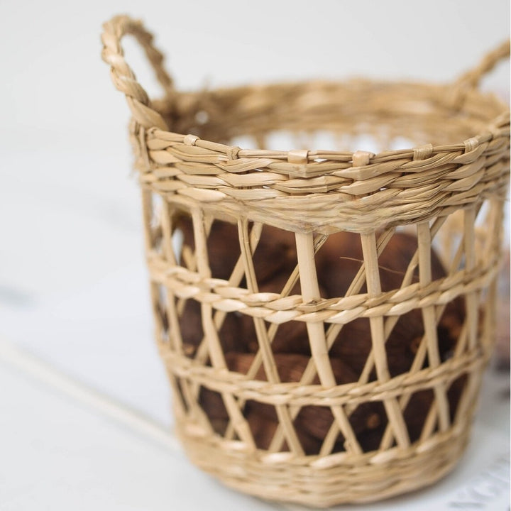 Natural Fiber Decorative Storage Basket Kalsten
