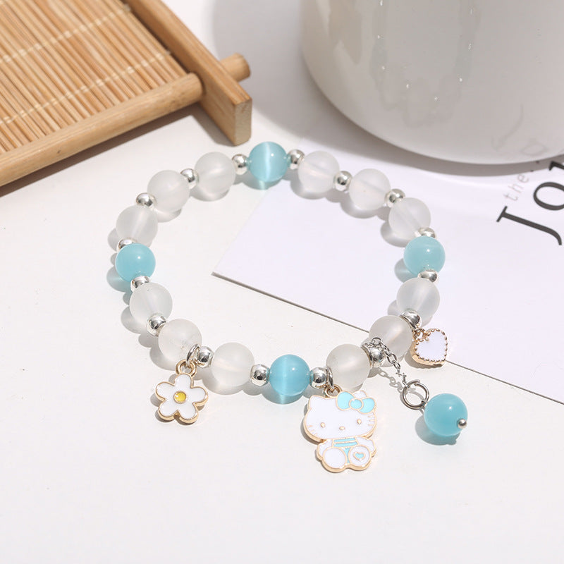 Dolphin Charm Beaded Bracelet Kalsten