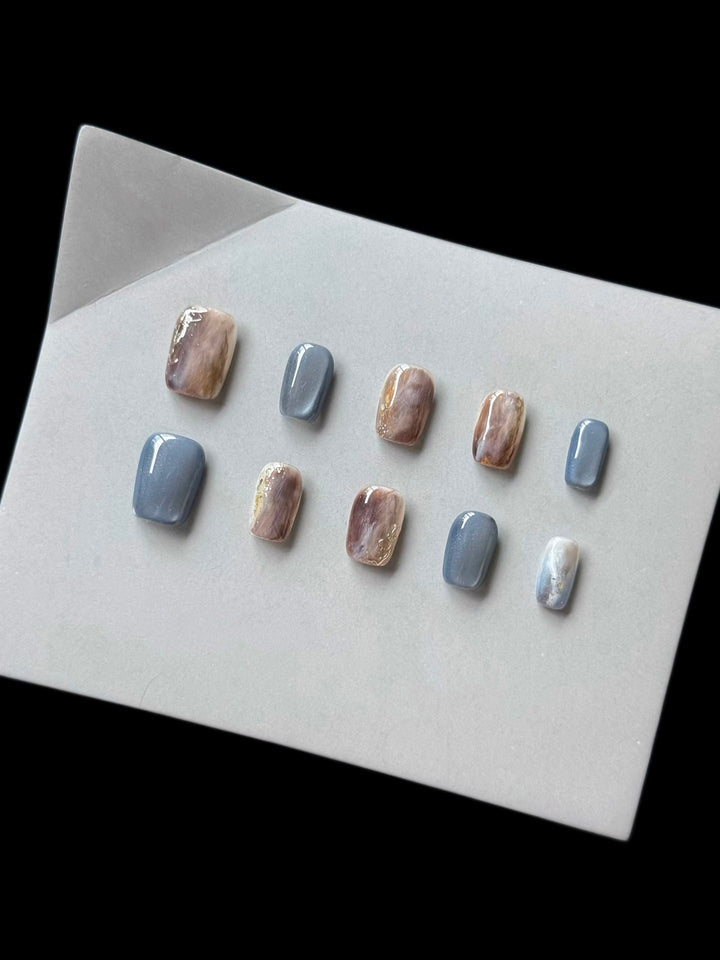 Artistic Press-On Nail Designs