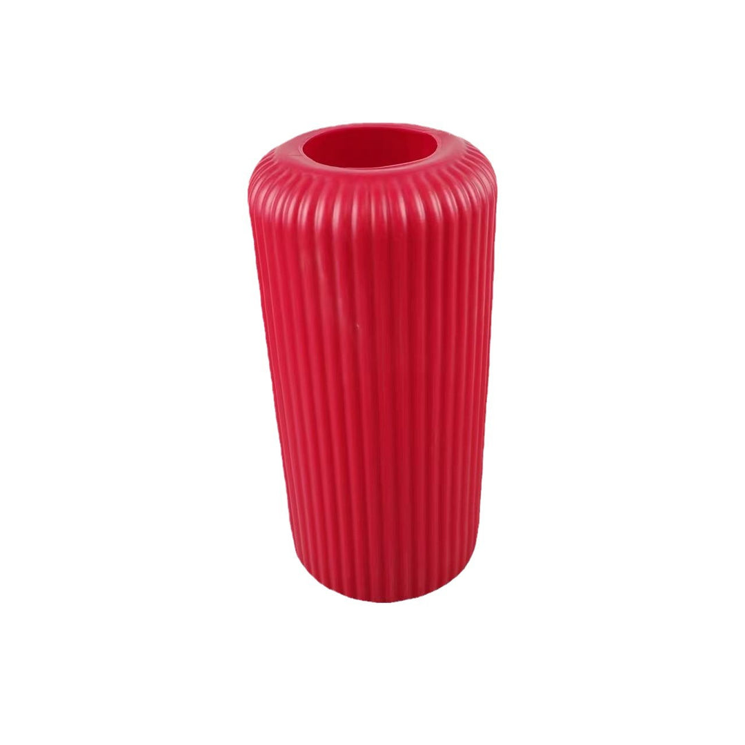 Modern Ribbed Ceramic Vase Kalsten