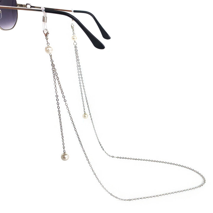 Elegant Pearl-Enhanced Eyewear Chain Kalsten