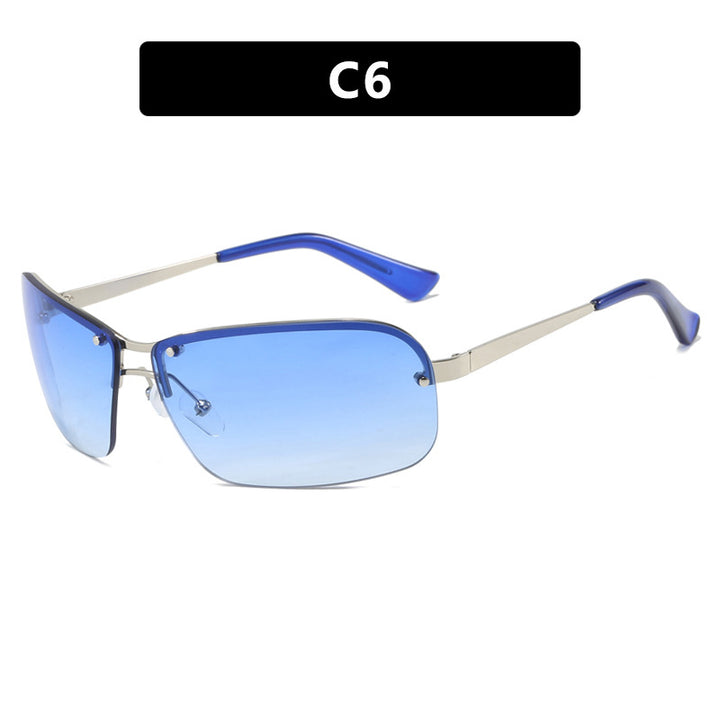 Ladies sunglasses with large, elegant lenses and a modern metal frame Kalsten