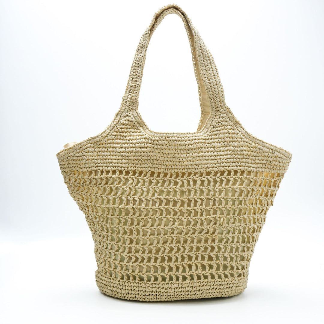 Spacious market bag made of natural material Kalsten