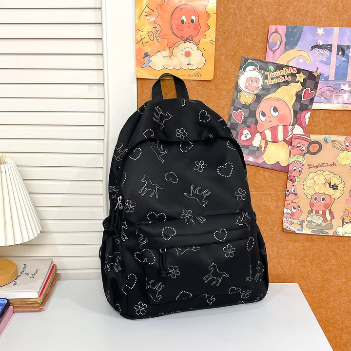 Durable Graphic Print Backpack Kalsten