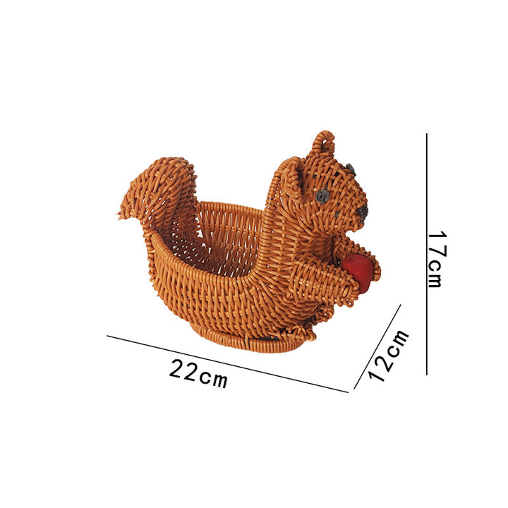 Decorative Woven Duck-Shaped Basket Kalsten