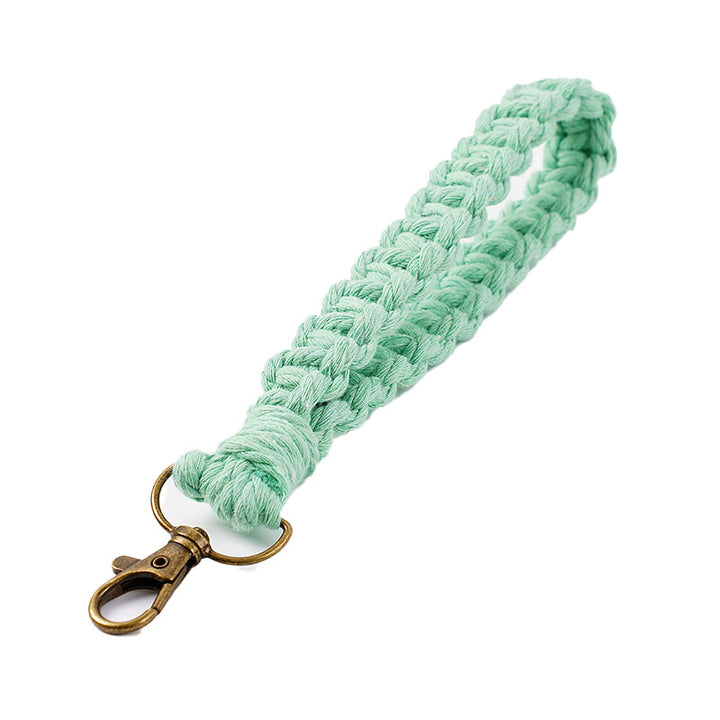 Handwoven Macrame Keychain Holder Kalsten