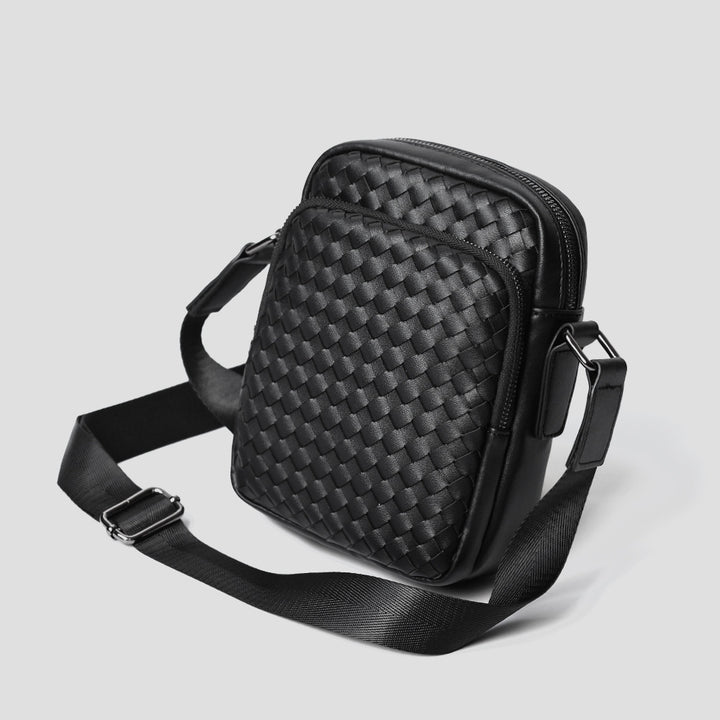 Practical Crossbody Bag with Woven Design Kalsten