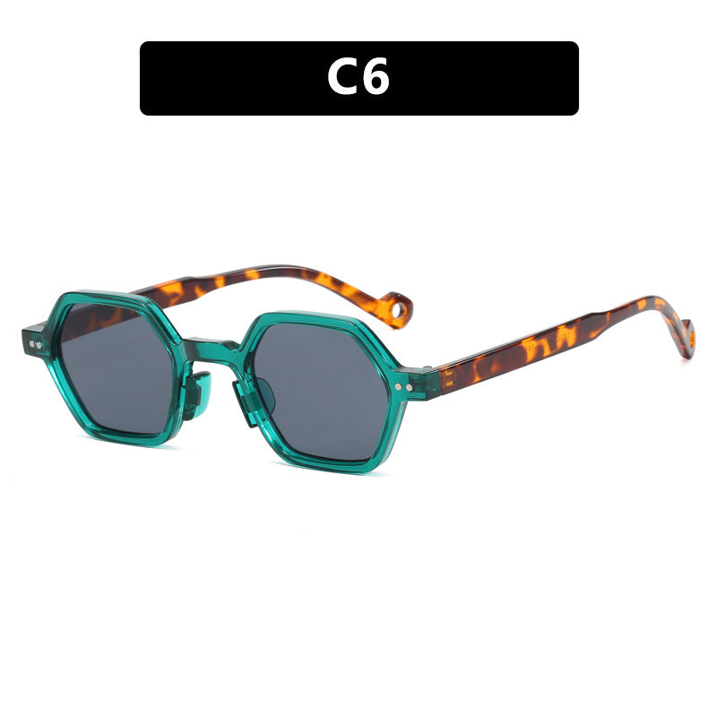 Women's hexagonal sunglasses in a modern design with protective lenses Kalsten