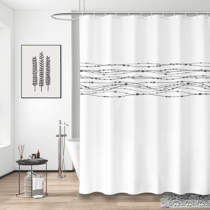 Modern Abstract Shower Curtain Kalsten