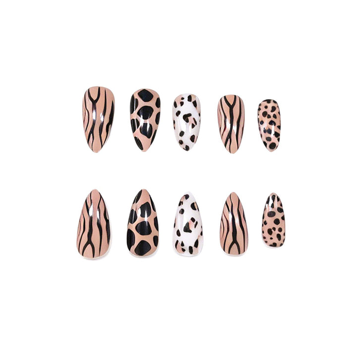 Animal Print Acrylic Nail Set Kalsten